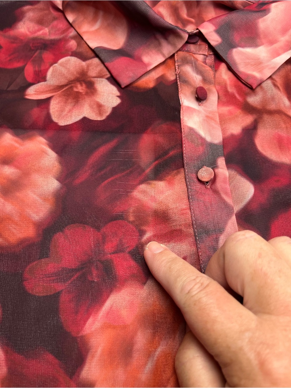 Runaway the Label Fleetwood Blouse Josephine Print Floral Women Small NEW *FLAWS - Picture 11 of 14